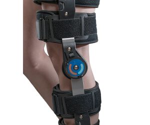 Rodillera post operatoria estroboscópica
